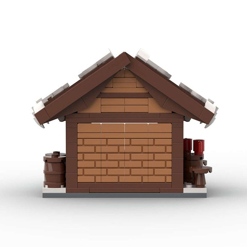 Christmas Hot Drinks Stands MOC Building Kit | Winter Market Display - 3