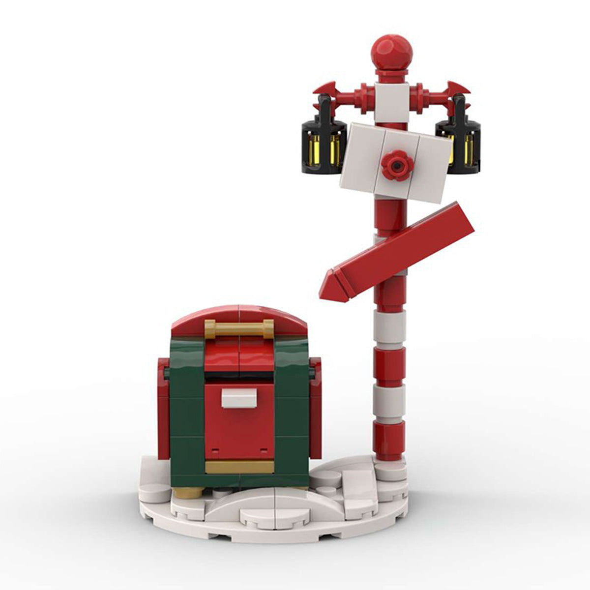 Christmas Letter Box Building Kit | LEGO-Compatible MOC - 1