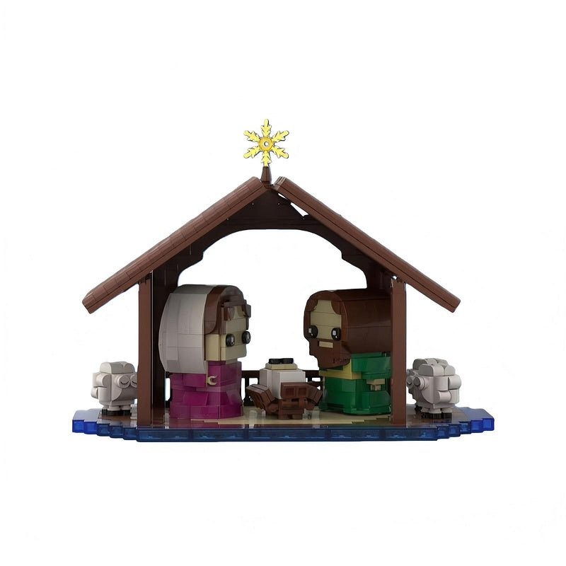 Christmas Nativity Creche Scene Building Kit | LEGO-Compatible MOC - 2