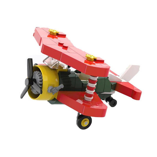 christmas toy plane building set | moc-131518 - 1