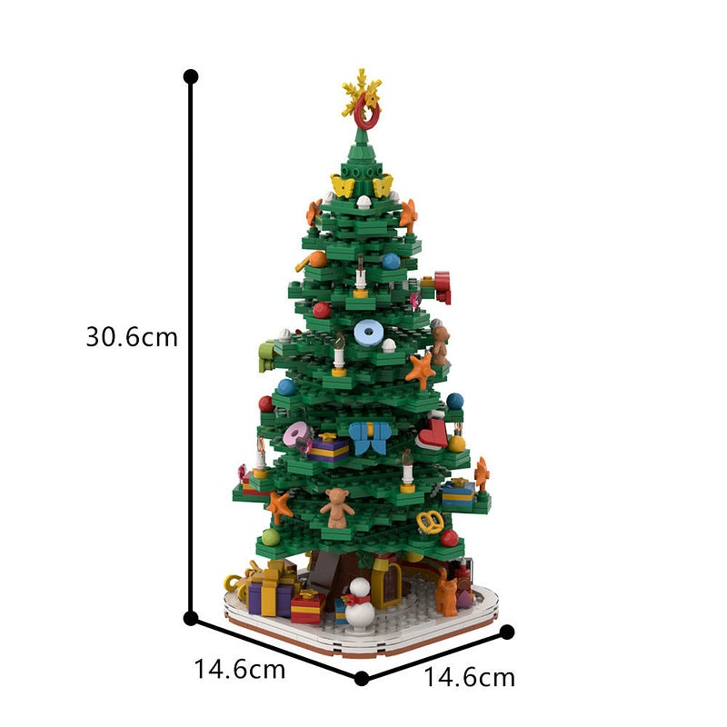 Christmas Tree MOC Building Kit | Holiday Tree Display Model - 3
