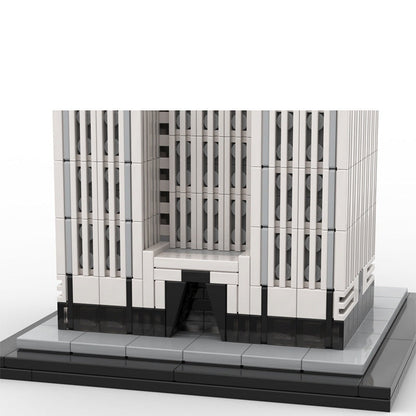 Chrysler Building MOC 1:800 Scale Skyscraper Architecture Building Kit - 3