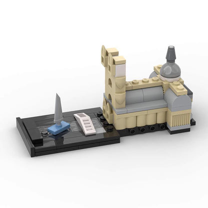 church and bridge building set | moc-39533 - 1