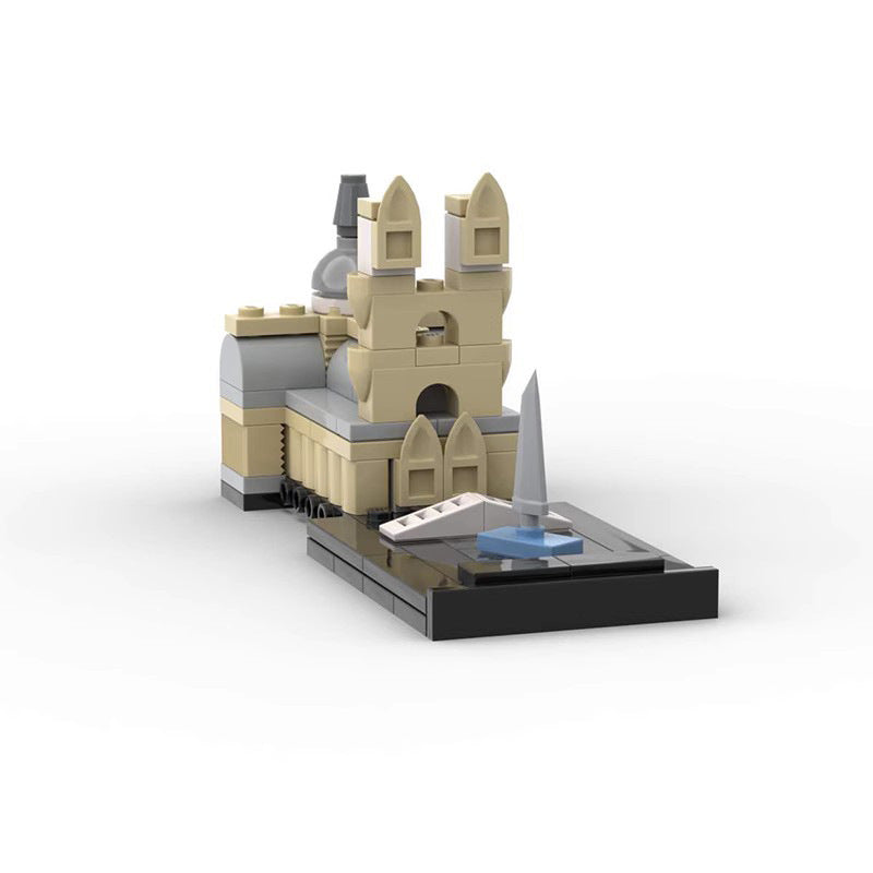 church and bridge building set | moc-39533 - 4