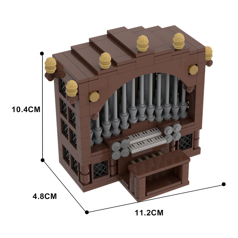 Church Organ Building Kit | Kirchenorgel | LEGO-Compatible MOC - 4
