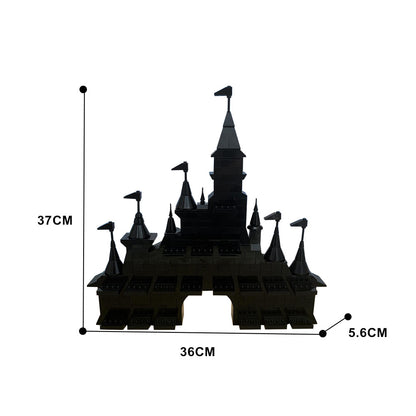 cinderella castle building set | 100 celebration | moc-145641 - 4