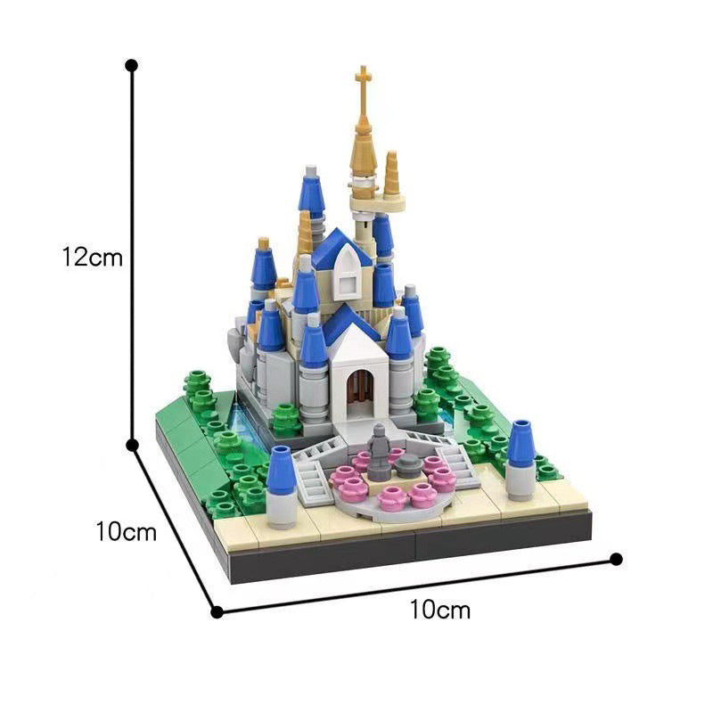 cinderella castle building set | moc-29065 - 4