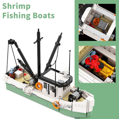 Cinematic Shrimping Boat Building Kit | LEGO-Compatible MOC - 5