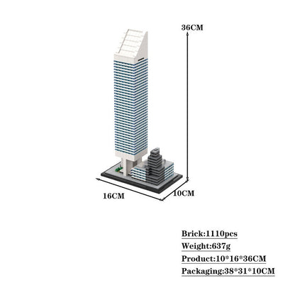 Citigroup Center MOC Building Kit | Modern Skyscraper Architecture Model - 4