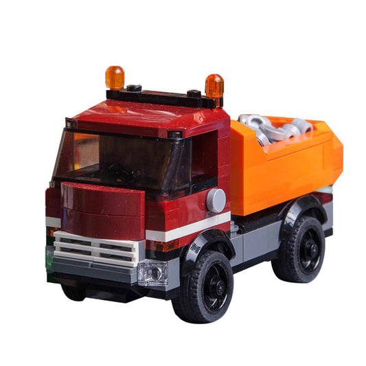 City Dump Truck Building Kit | LEGO-Compatible MOC - 1