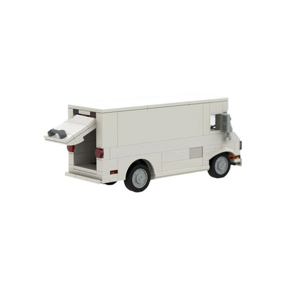 City Express Courier Step Van MOC Building Kit | Delivery Vehicle Model - 2