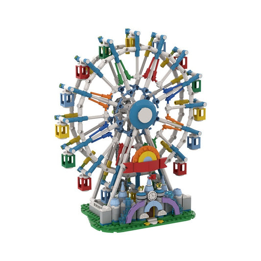 City Ferris Wheel Architecture MOC Building Kit | Amusement Park Model - 1