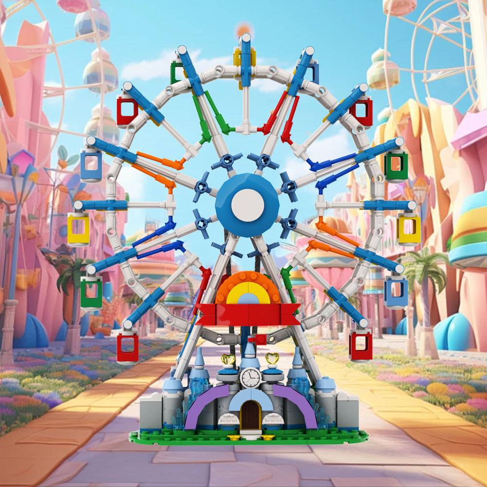 city ferris wheel building set | lego compatible - 1