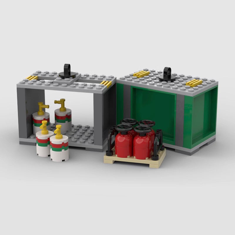 City Lines Truck & Trailer MOC Building Kit | Cargo Transport Vehicle - 4