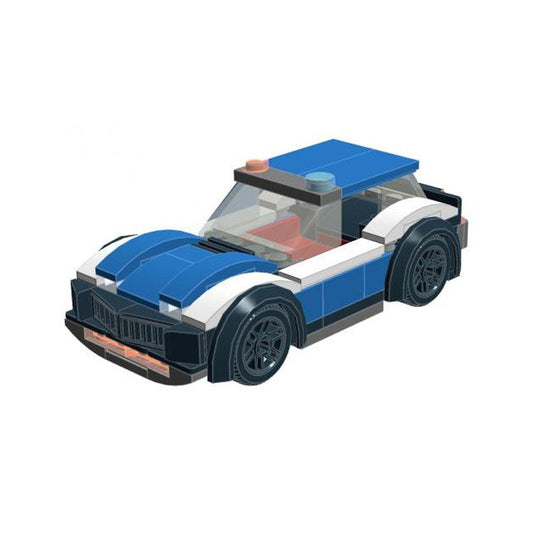 City Police Car Building Kit | LEGO-Compatible MOC - 1