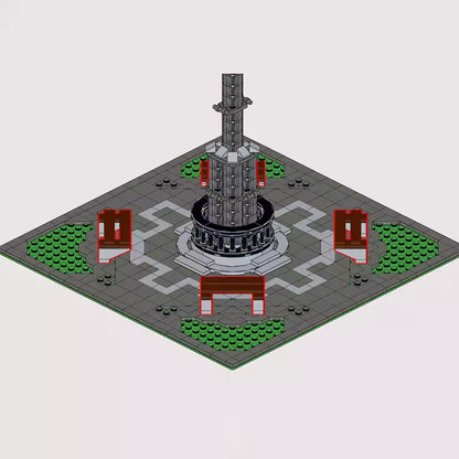 City Square Building Kit | Compatible MOC - 5