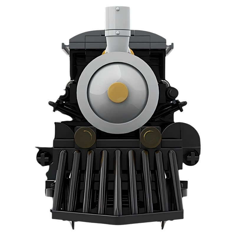 City Steam Train MOC Building Kit | Classic Locomotive Model - 3
