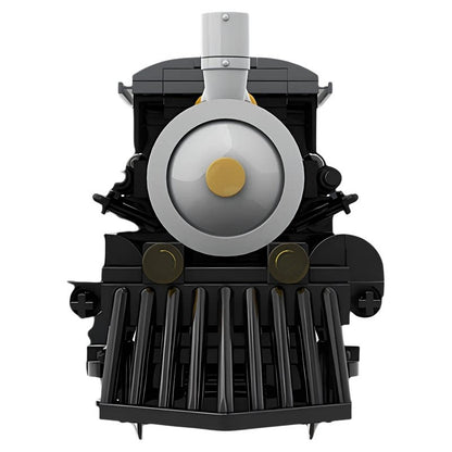City Steam Train MOC Building Kit | Classic Locomotive Model - 3