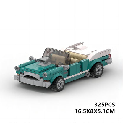 city vintage car building set | moc-65038 - 6