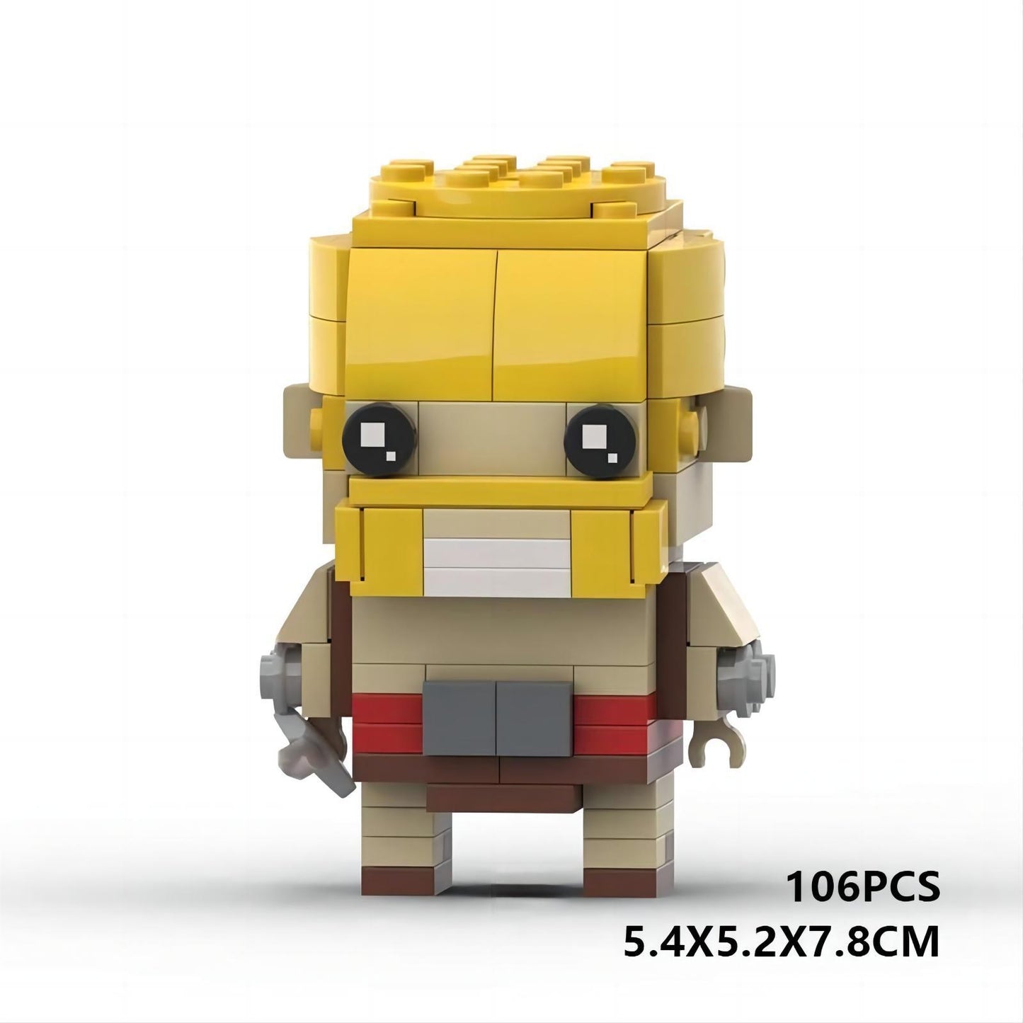 clash royale barbarian moc set | lego-compatible brick figure - 2