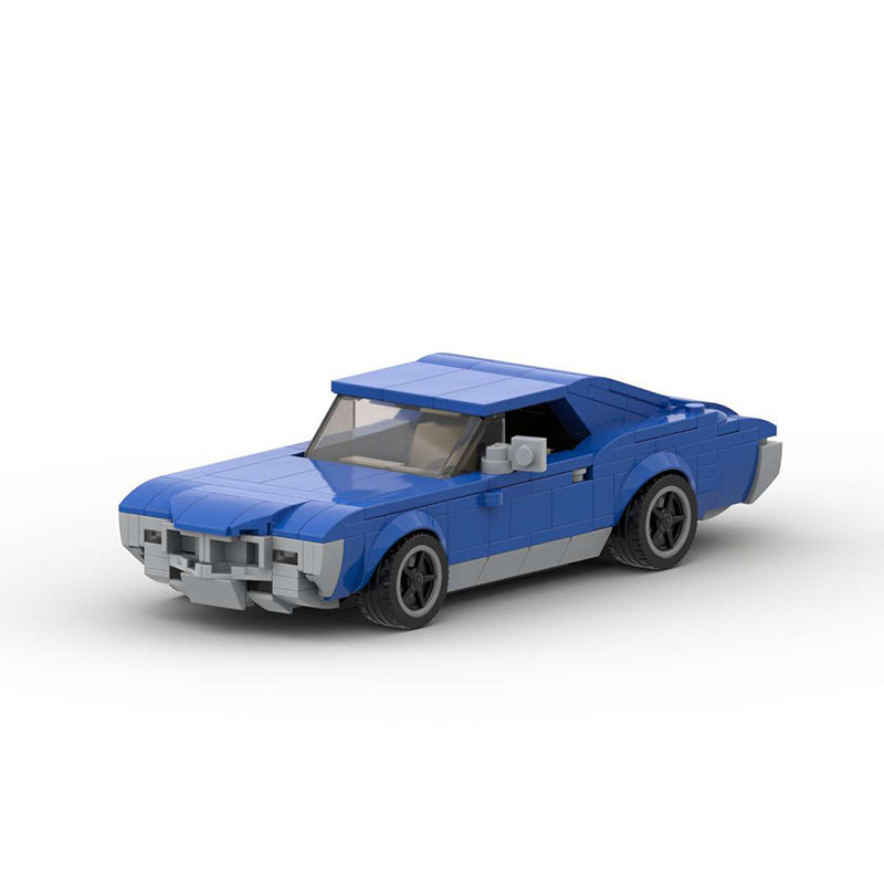 Classic 1960s Muscle Car Building Kit | LEGO-Compatible MOC - 1
