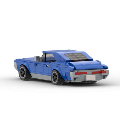 Classic 1960s Muscle Car Building Kit | LEGO-Compatible MOC - 2