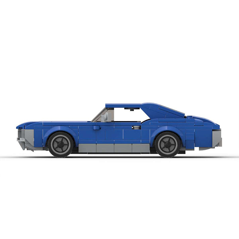 Classic 1960s Muscle Car Building Kit | LEGO-Compatible MOC - 4