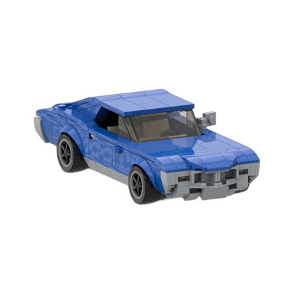 Classic 1960s Muscle Car Building Kit | LEGO-Compatible MOC - 5