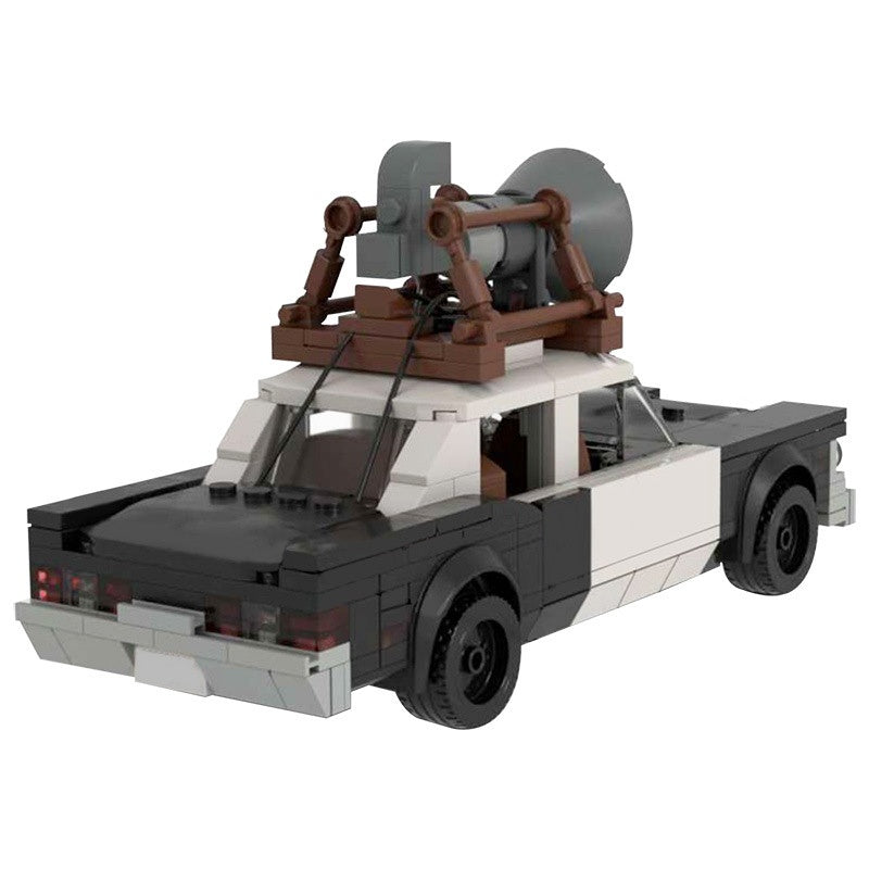 Classic 1970s Chicago Police Car Building Kit | LEGO-Compatible MOC - 4