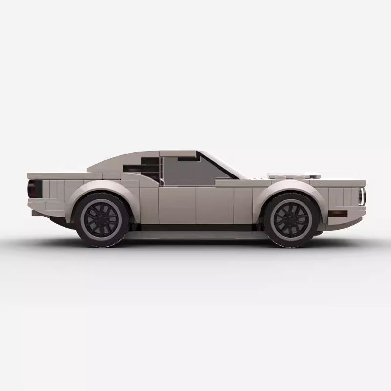 classic 1974 american muscle car building set | moc-26323 - 2
