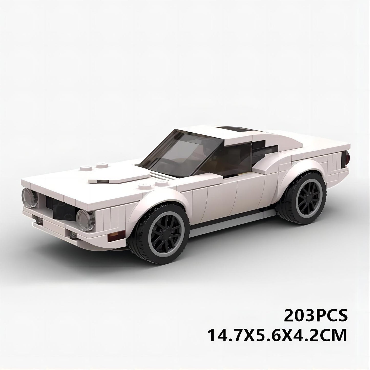 classic 1974 american muscle car building set | moc-26323 - 5