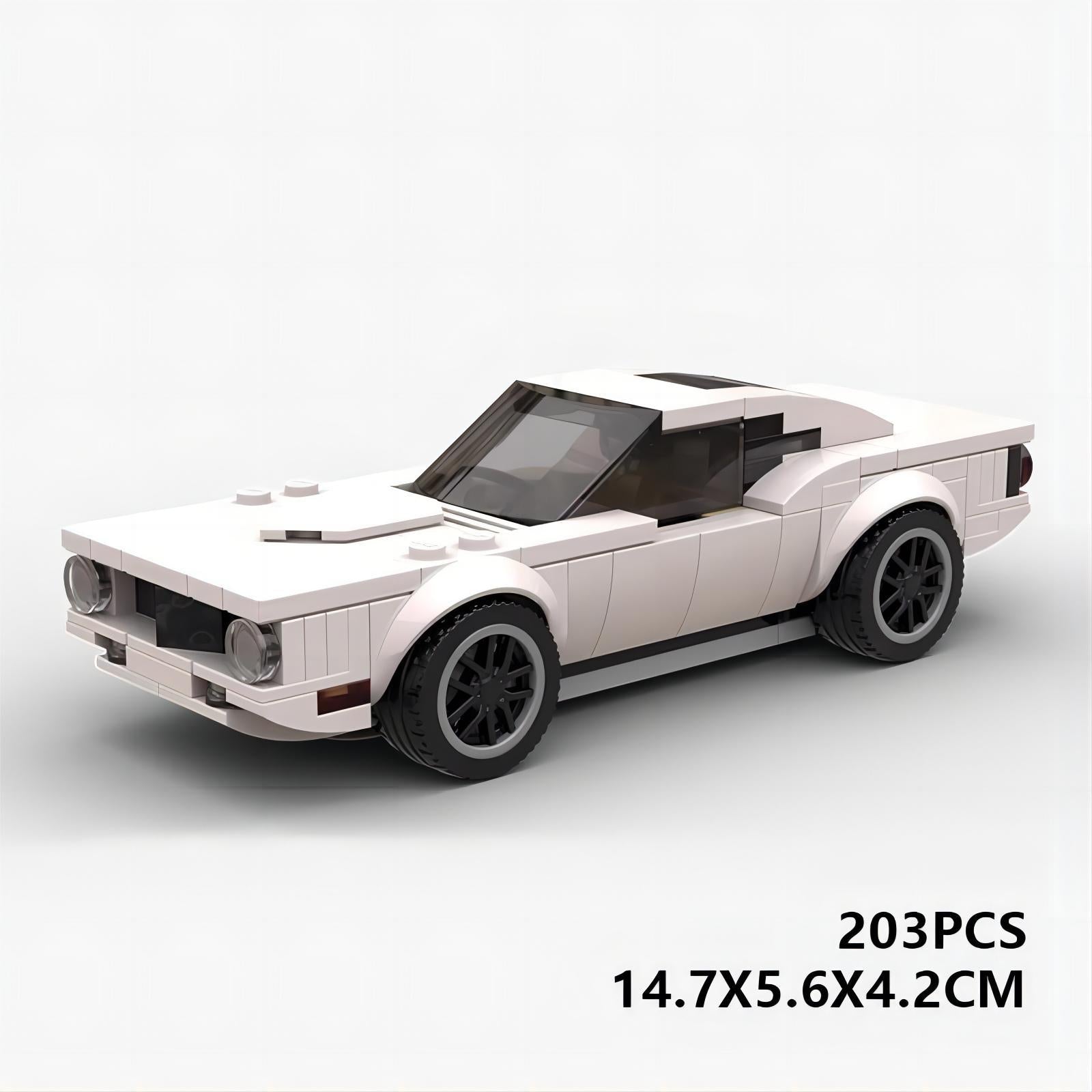 classic 1974 american muscle car building set | moc-26323 - 5
