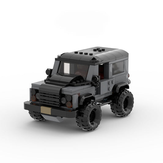 Classic 4x4 Off-Road Defender Vehicle Building Kit | LEGO-Compatible MOC - 1
