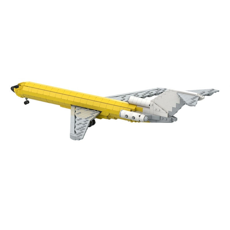 Classic 727-200 Trijet MOC Building Kit | Commercial Aircraft Model - 2