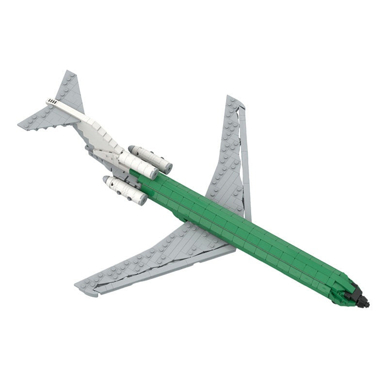 Classic 727-200 Trijet MOC Building Kit | Commercial Aircraft Model - 3