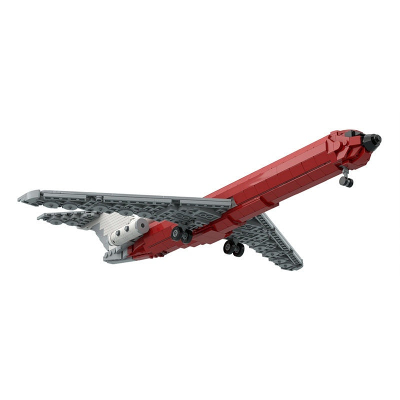Classic 727-200 Trijet MOC Building Kit | Commercial Aircraft Model - 5