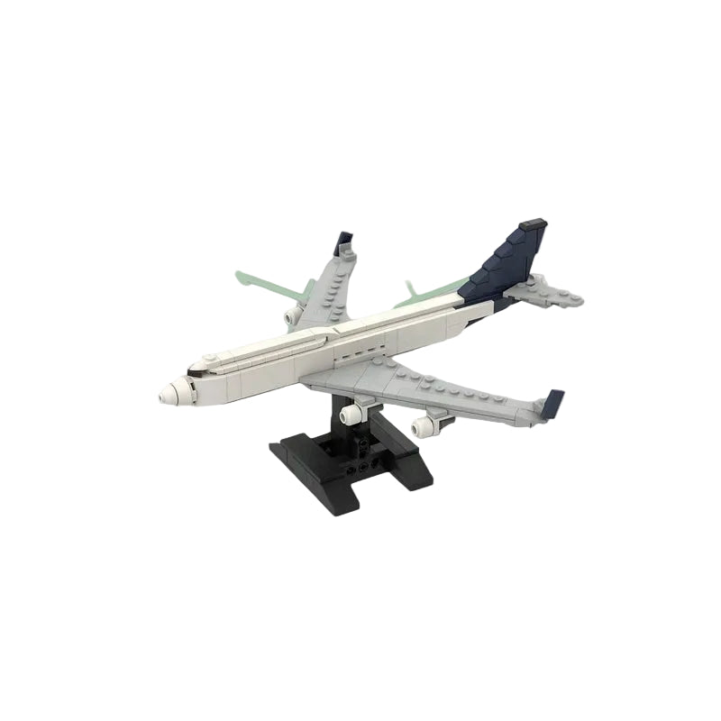 Classic 747-400 Four-Engine Jumbo Jet 1:300 MOC Building Kit - 1