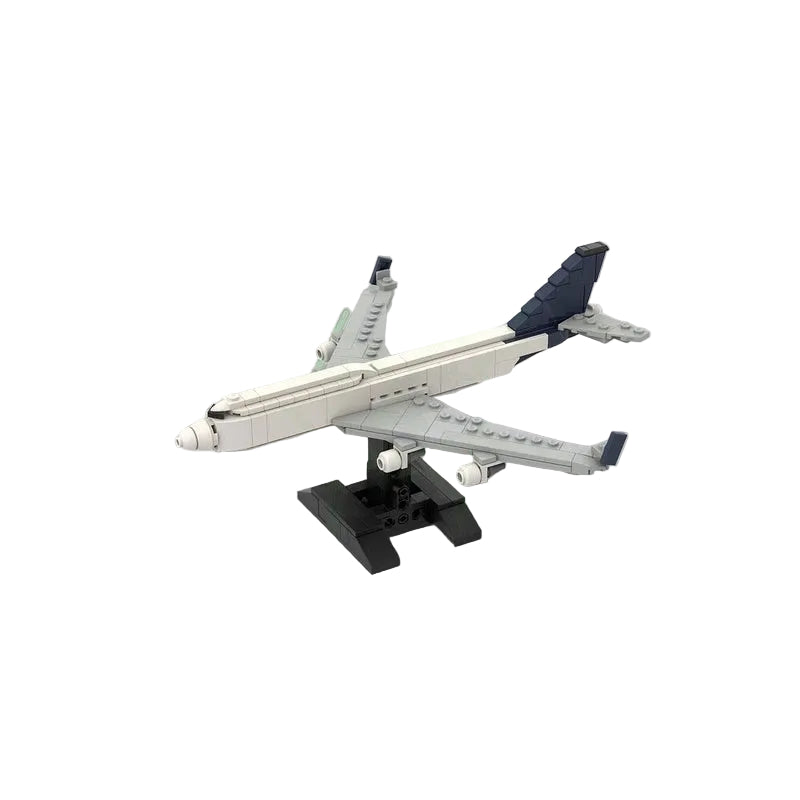 Classic 747-400 Four-Engine Jumbo Jet 1:300 MOC Building Kit - 2
