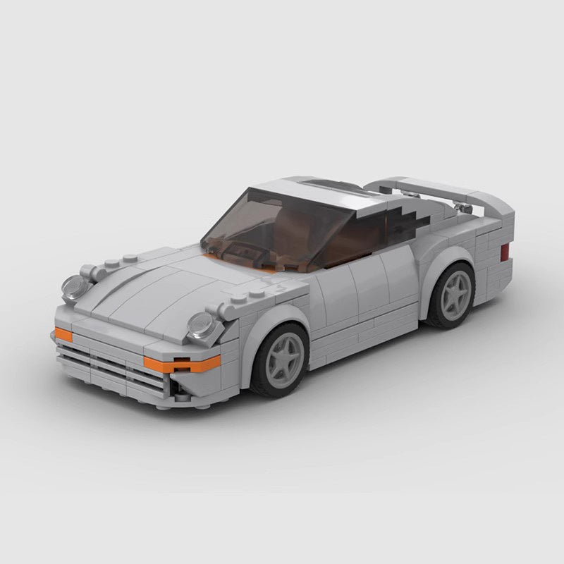 Classic 959 Twin Turbo Rally Sports Car Building Kit | LEGO-Compatible MOC - 1