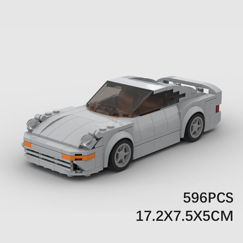 Classic 959 Twin Turbo Rally Sports Car Building Kit | LEGO-Compatible MOC - 6