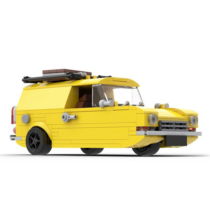 Classic British 3-Wheel Van Building Kit | LEGO-Compatible MOC - 3