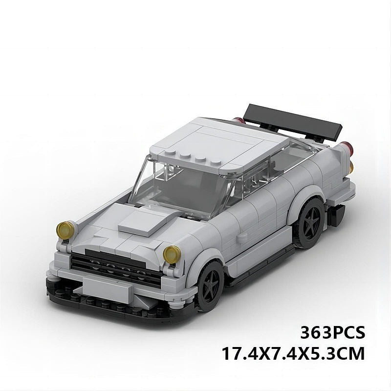 Classic British Grand Tourer MOC Building Kit | 8-Wide Vintage Vehicle Model - 6