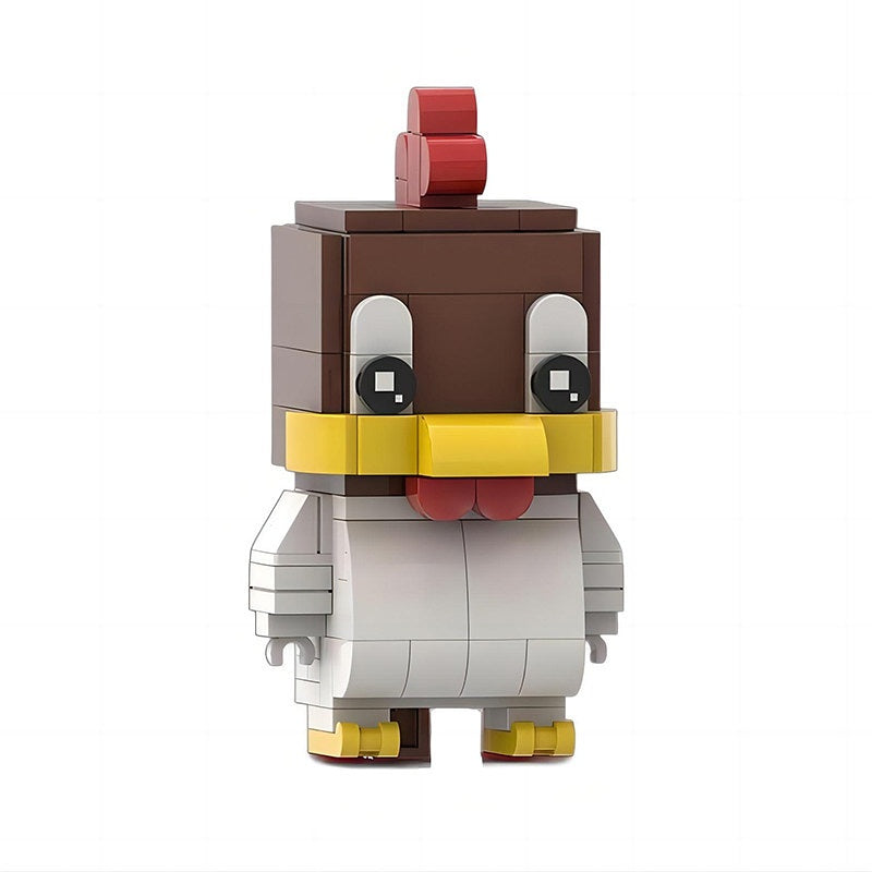 Classic Bunny Cartoon BrickHeadz Building Kit | LEGO-Compatible MOC - 5