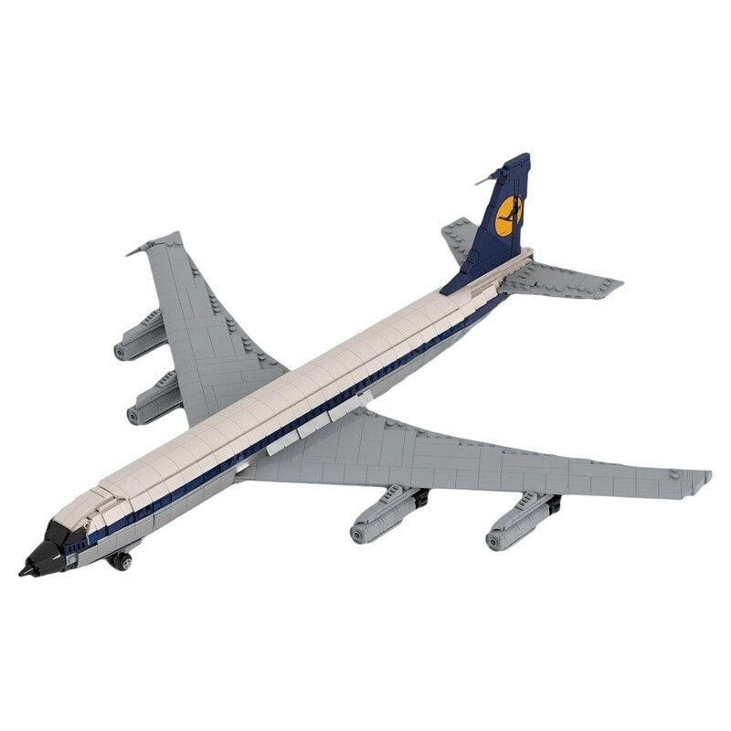 Classic Four-Engine 707 Jet Airliner MOC Building Kit - 1