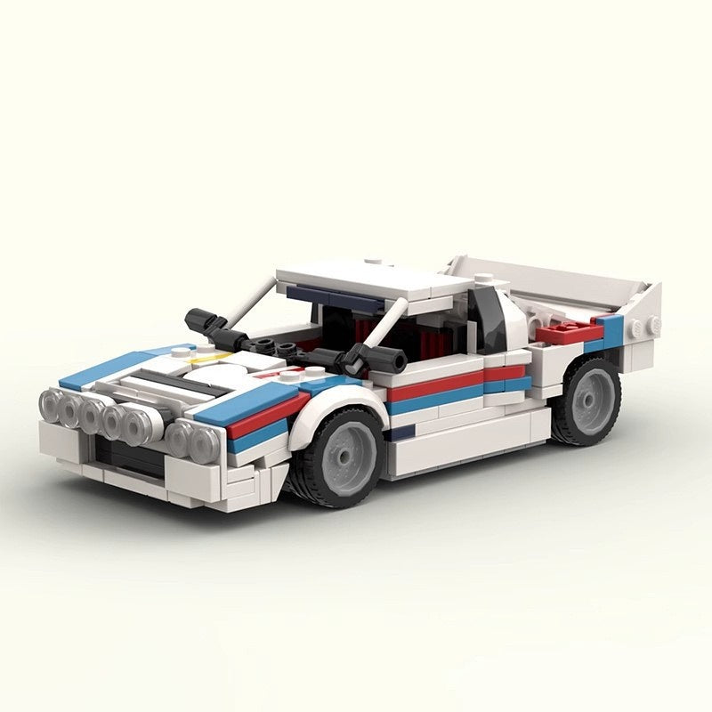 Classic Group B 037 Rally Car Building Kit | LEGO-Compatible MOC  - 1