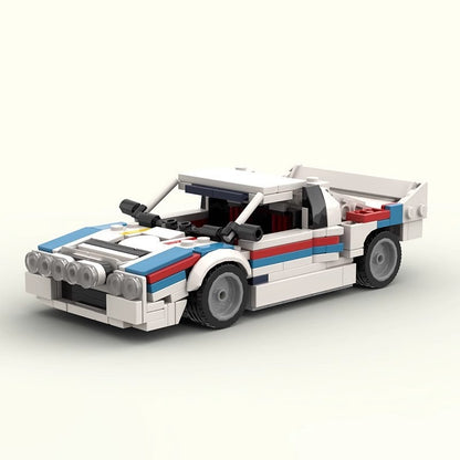 Classic Group B 037 Rally Car Building Kit | LEGO-Compatible MOC  - 1