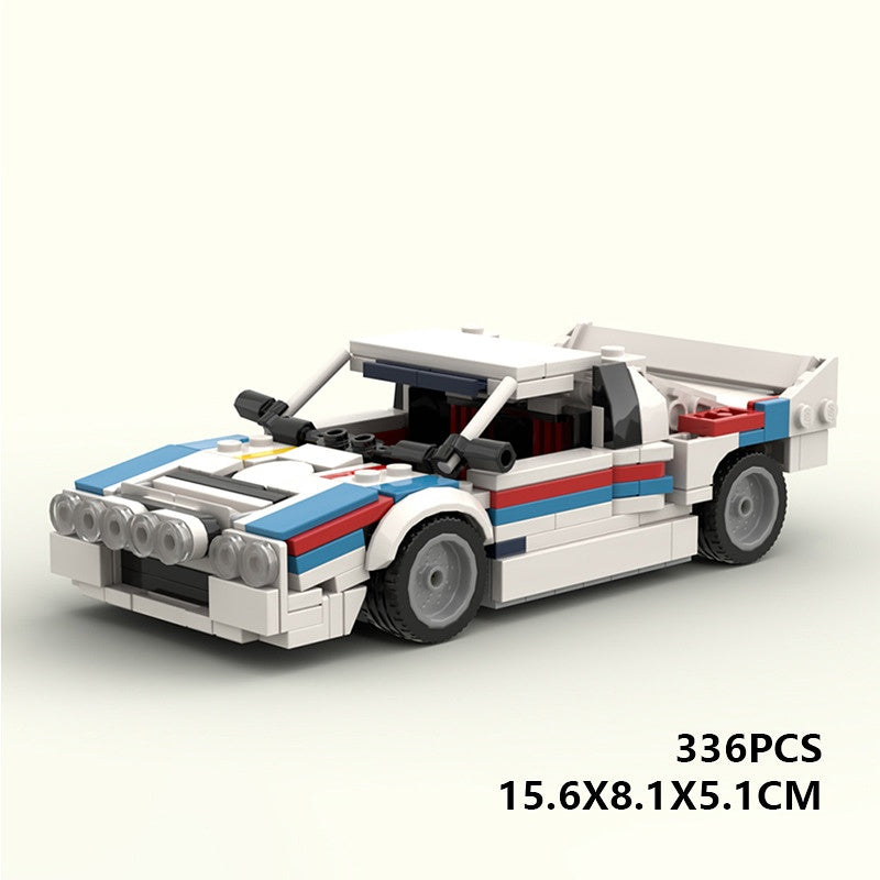 Classic Group B 037 Rally Car Building Kit | LEGO-Compatible MOC  - 4