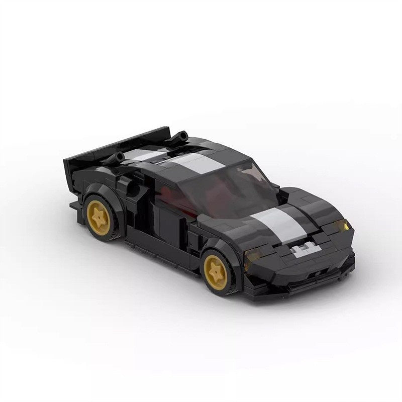 Classic GT Endurance Racing Coupe Building Kit | LEGO-Compatible MOC - 1