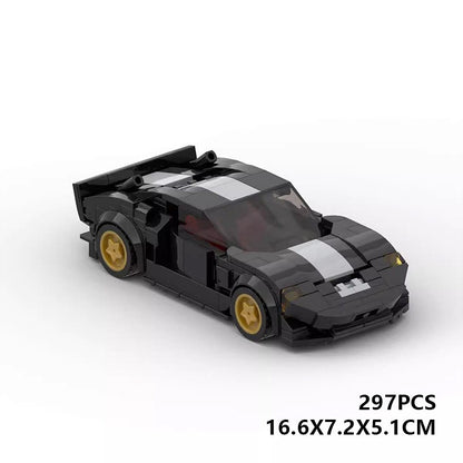 Classic GT Endurance Racing Coupe Building Kit | LEGO-Compatible MOC - 3