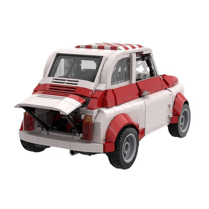 Classic Italian Mini Racing Car Building Kit | LEGO-Compatible MOC - 5